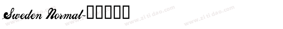 Sweden Normal字体转换